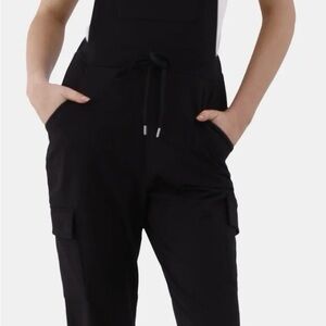 No Boundaries Black Sleeveless Jumpsuit with Drawstring Waist